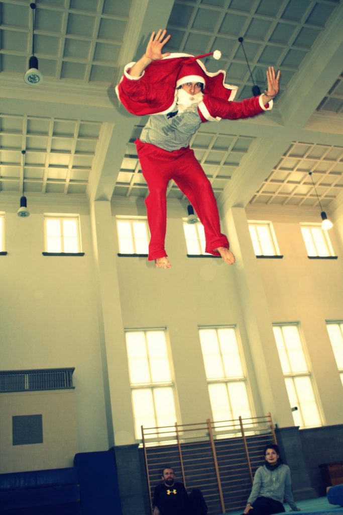 Trampolin-Weihnachten